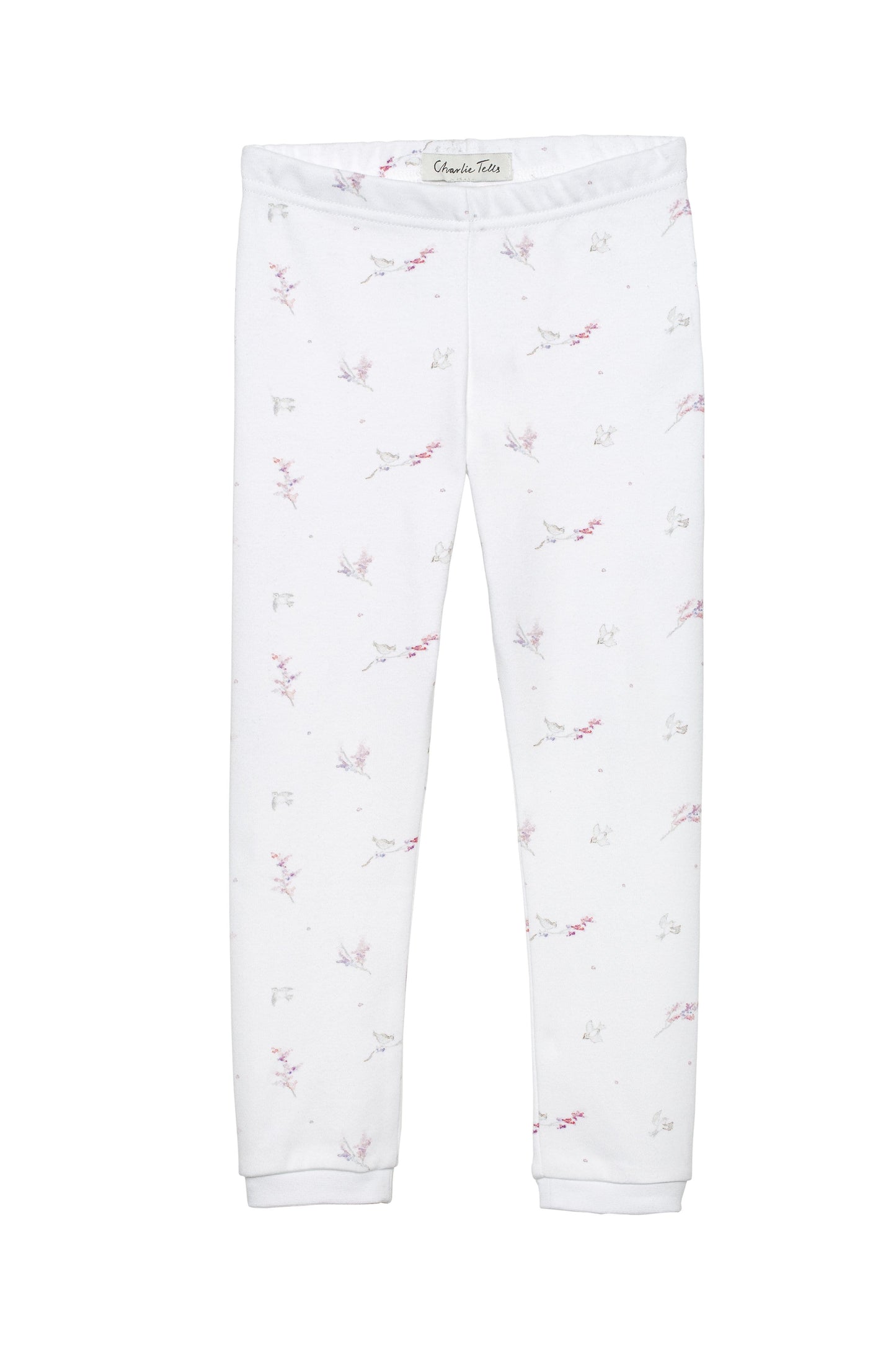 2-delat pyjamasset med fåglar i ekologisk bomull Pyjamas