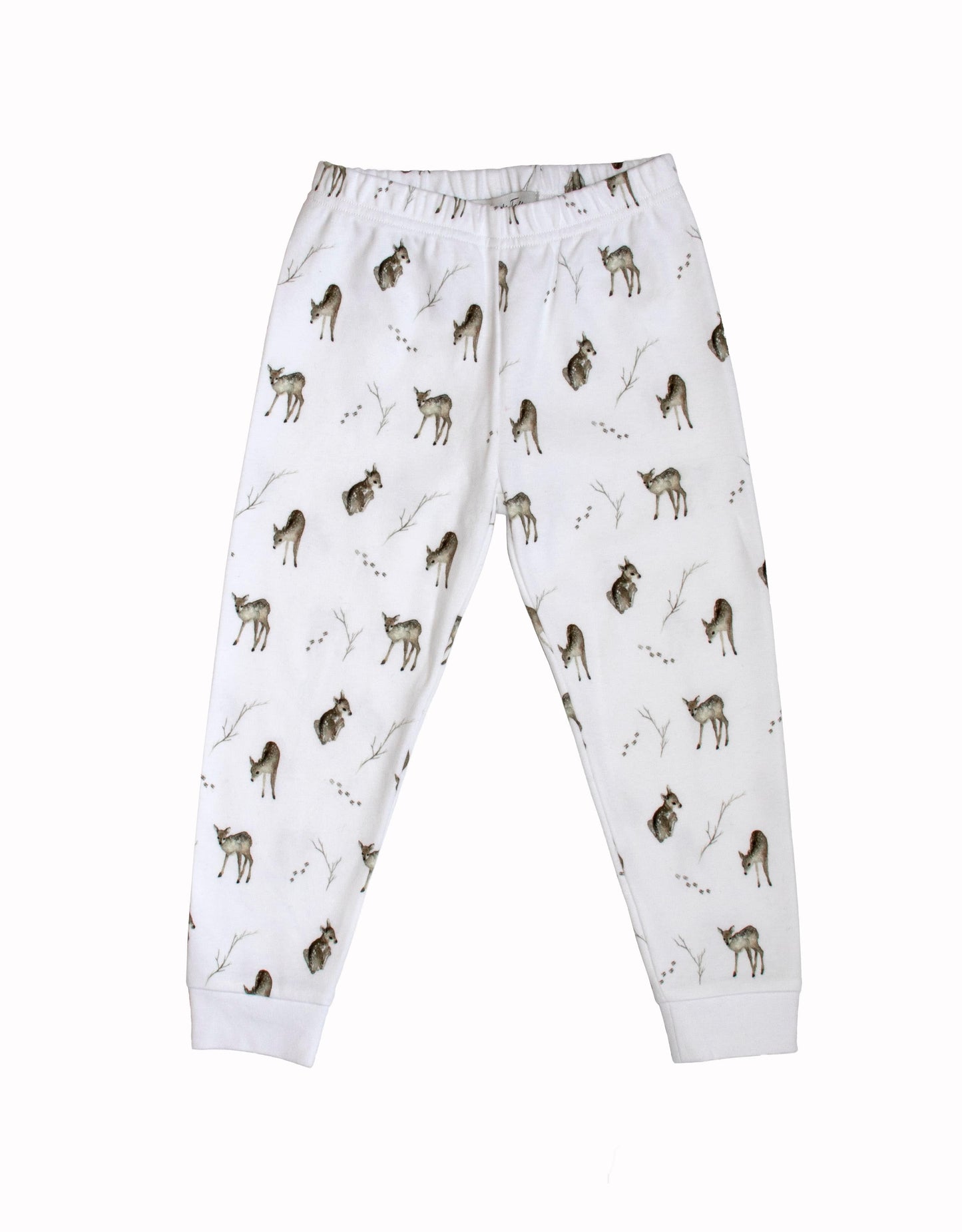 2-delat pyjamasset med rådjur i ekologisk bomull Pyjamas