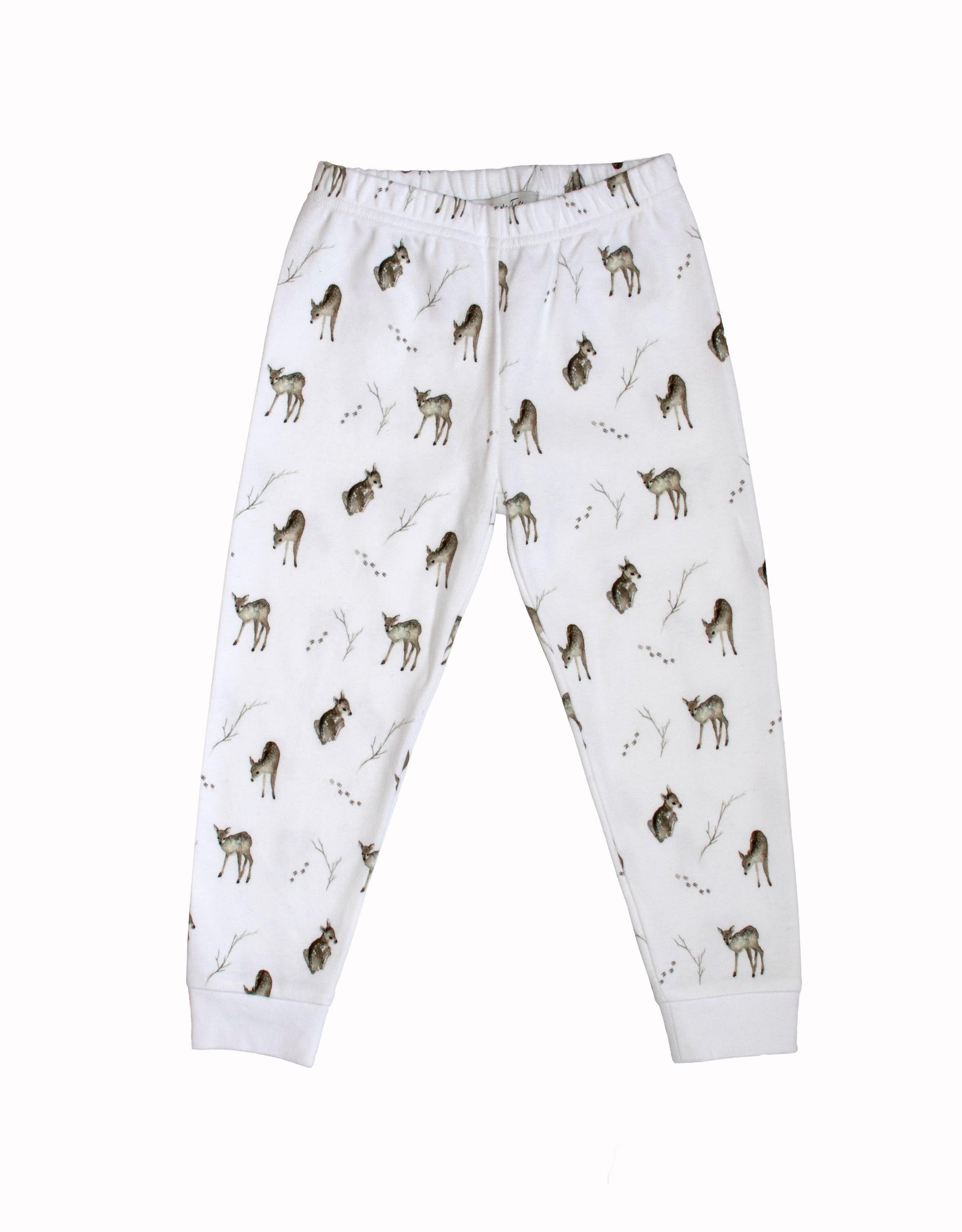 2-delat pyjamasset med rådjur i ekologisk bomull Pyjamas