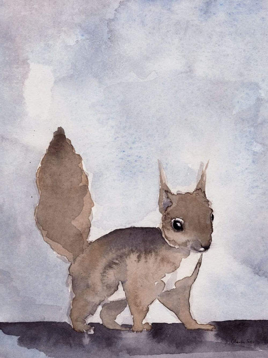 30x40 / mixed Poster Ekorren Allan på isen Poster