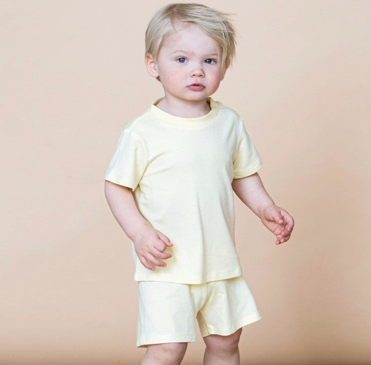 Kort pyjamasset i mjuk modalmix