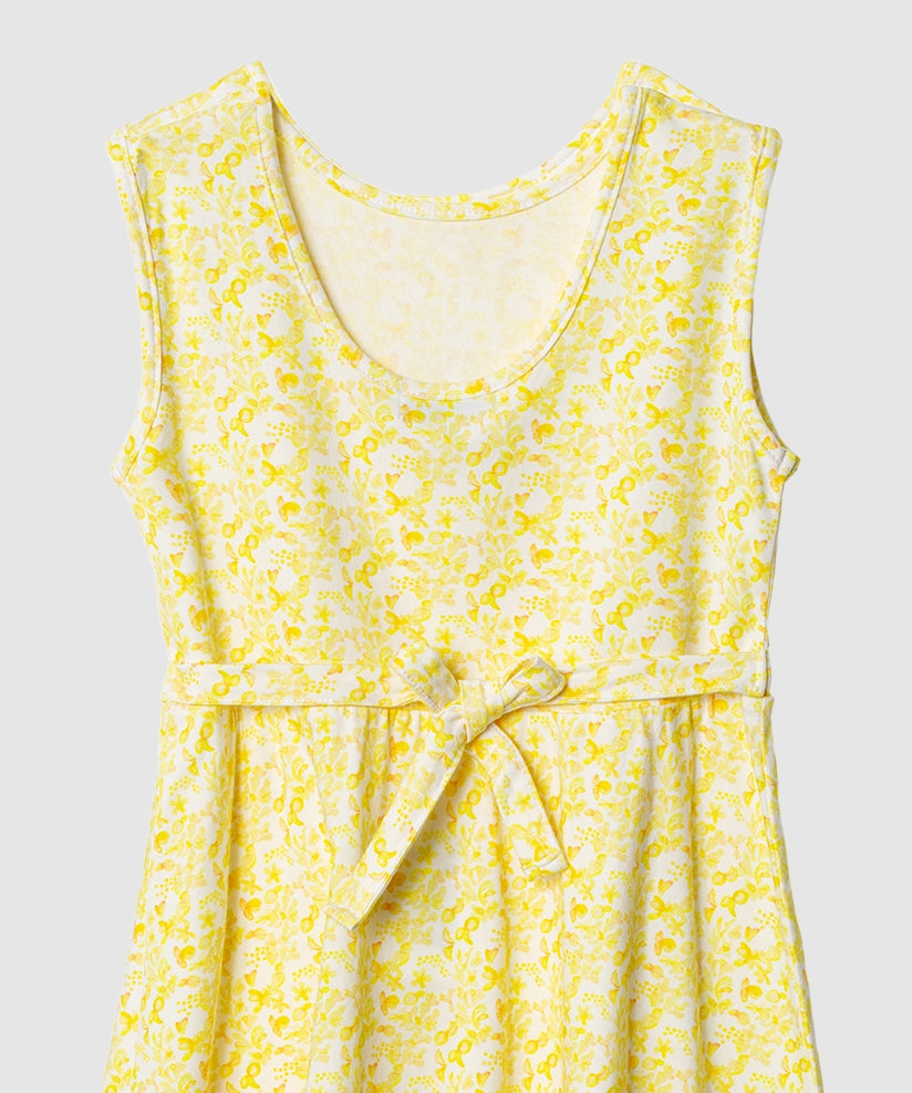 Dress with ties