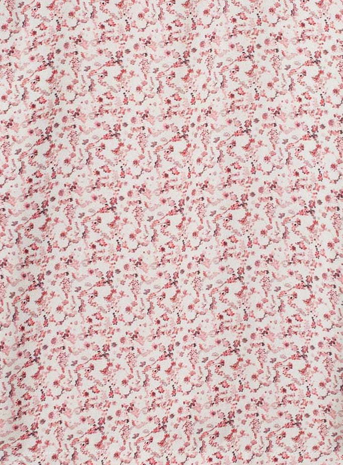 Vävd blus med krage i viscose