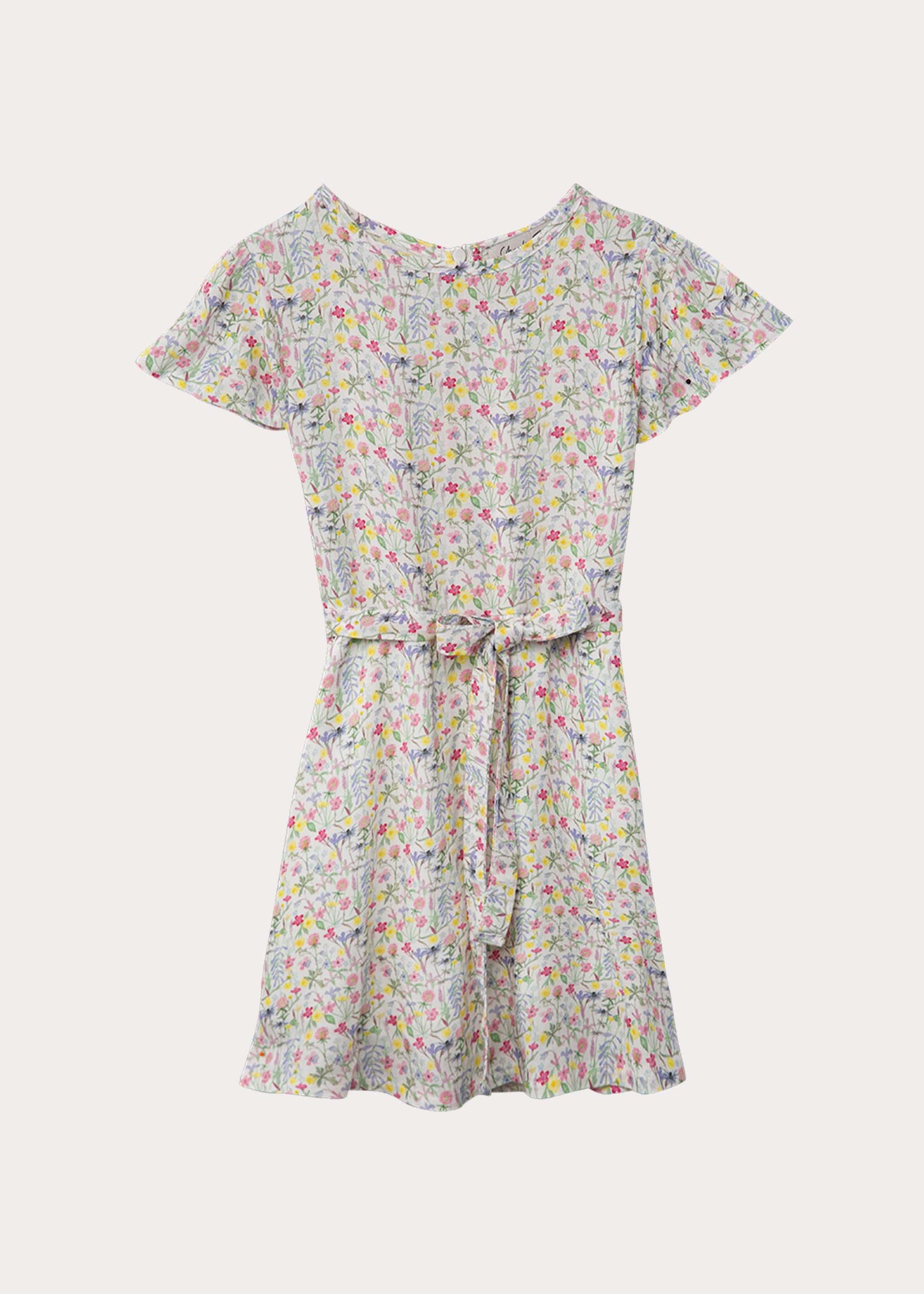 Woven dress in viscose