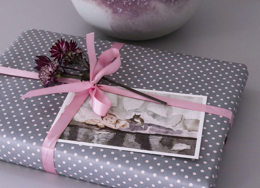 Vykort Allan och Charlie vid sjön Postcard