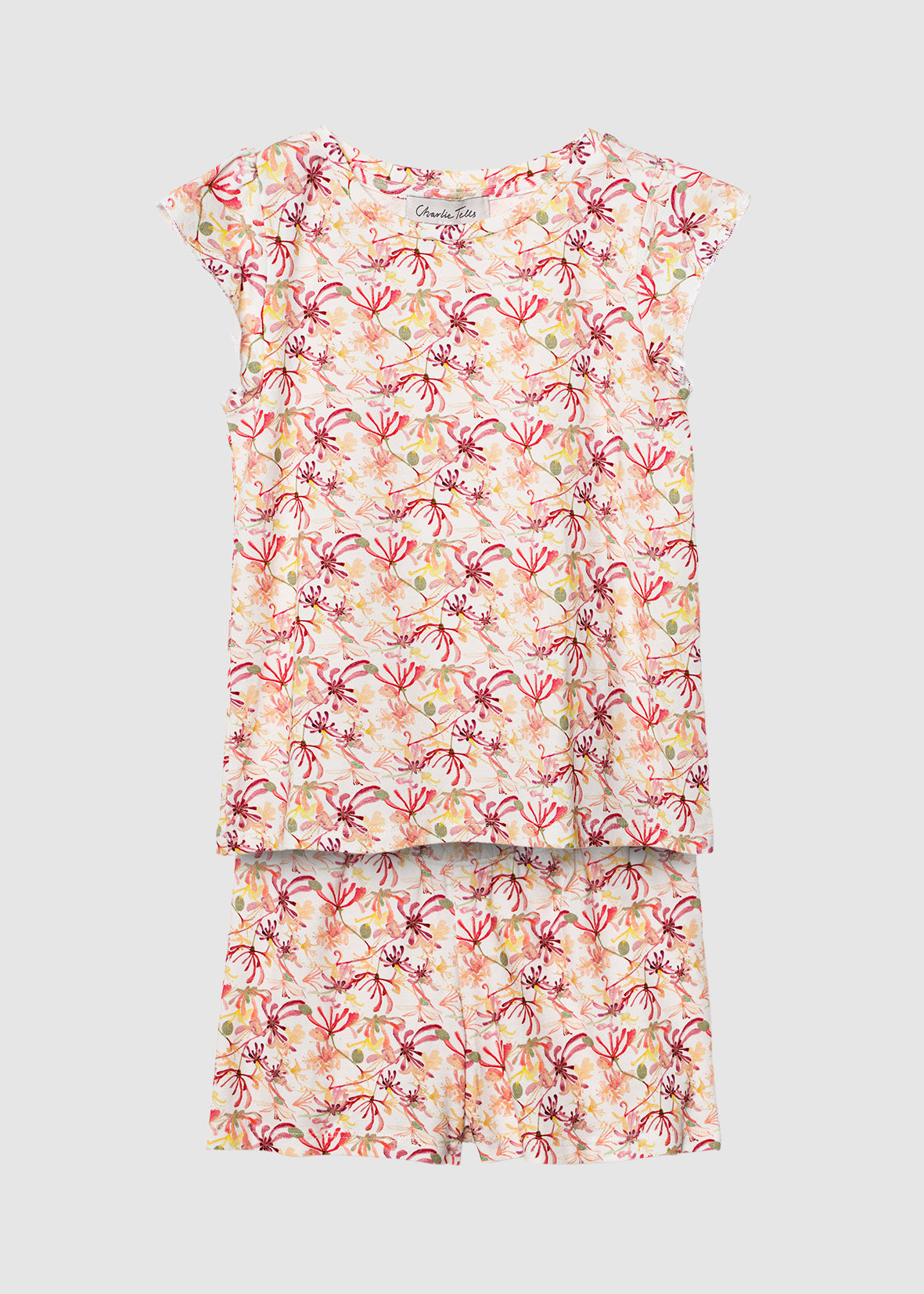 2-delat sommarset med kaprifolprint Pyjamas