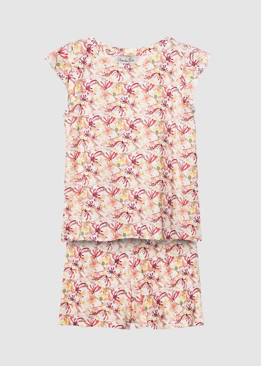 2-delat sommarset med kaprifolprint Pyjamas