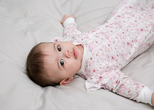 Pajamas with feet for baby