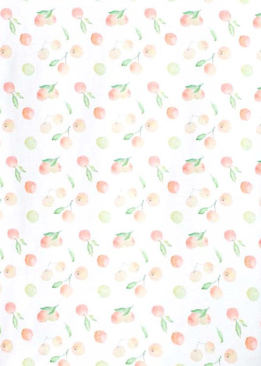 Organic cotton pajamas with apples 