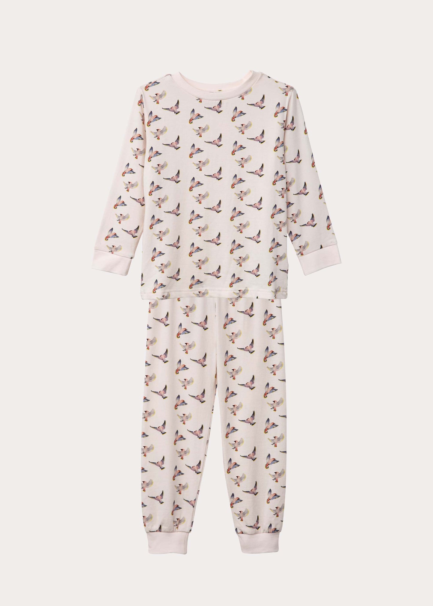 The pajama mass with birds
