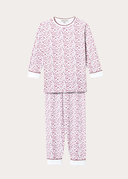 Soft pajamas in modal mix with embroidery 