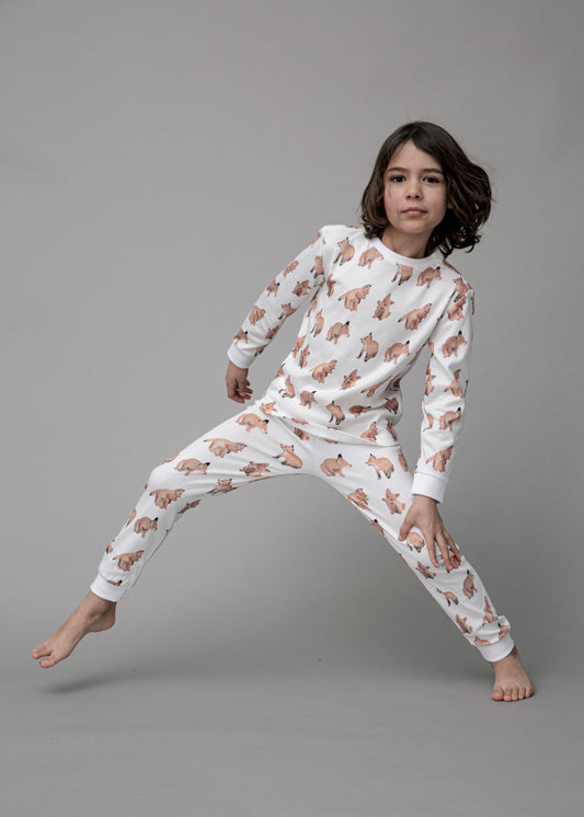 Pajamas in organic cotton
