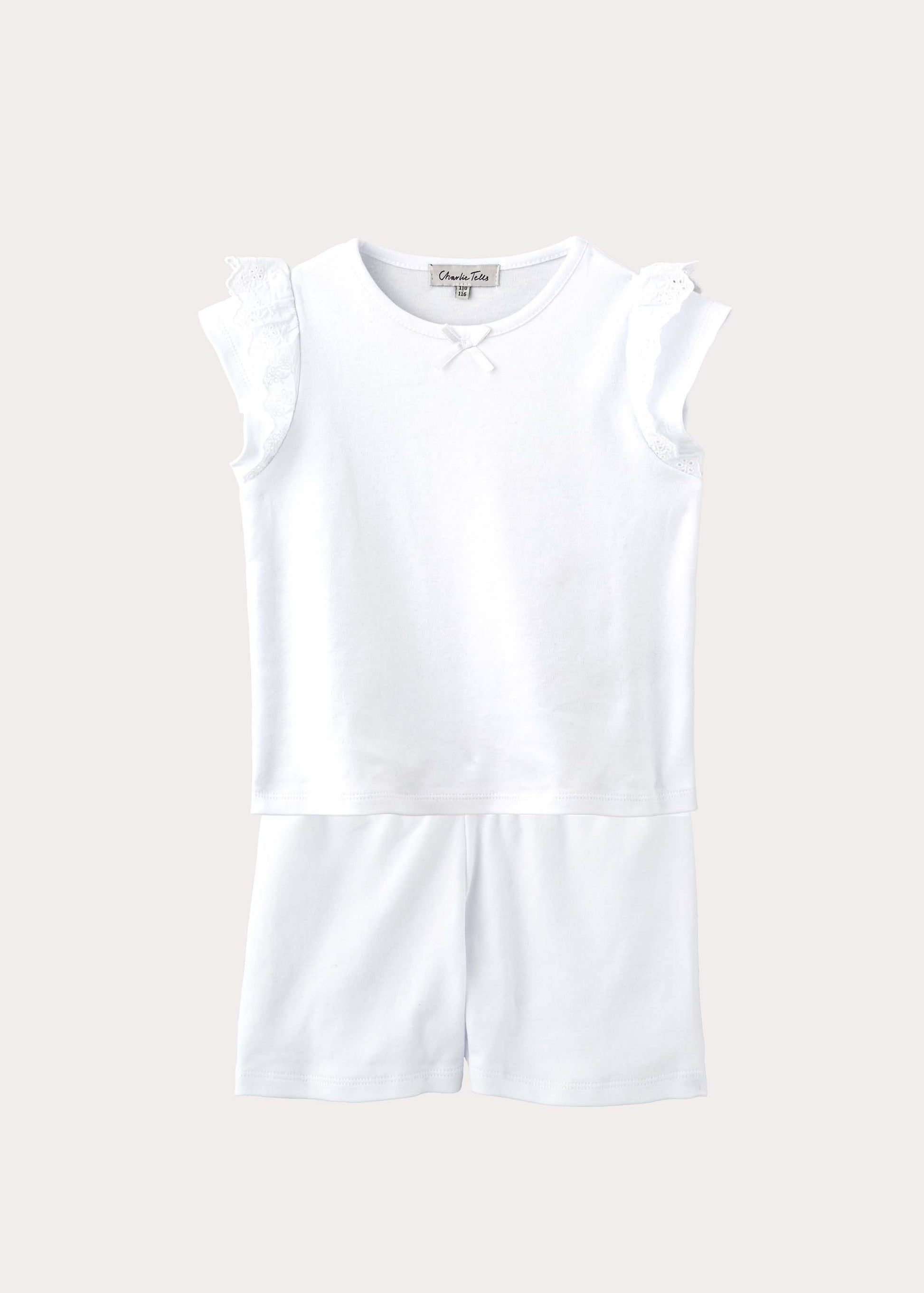 Kort pyjamasset i ekologisk bomull Pyjamas