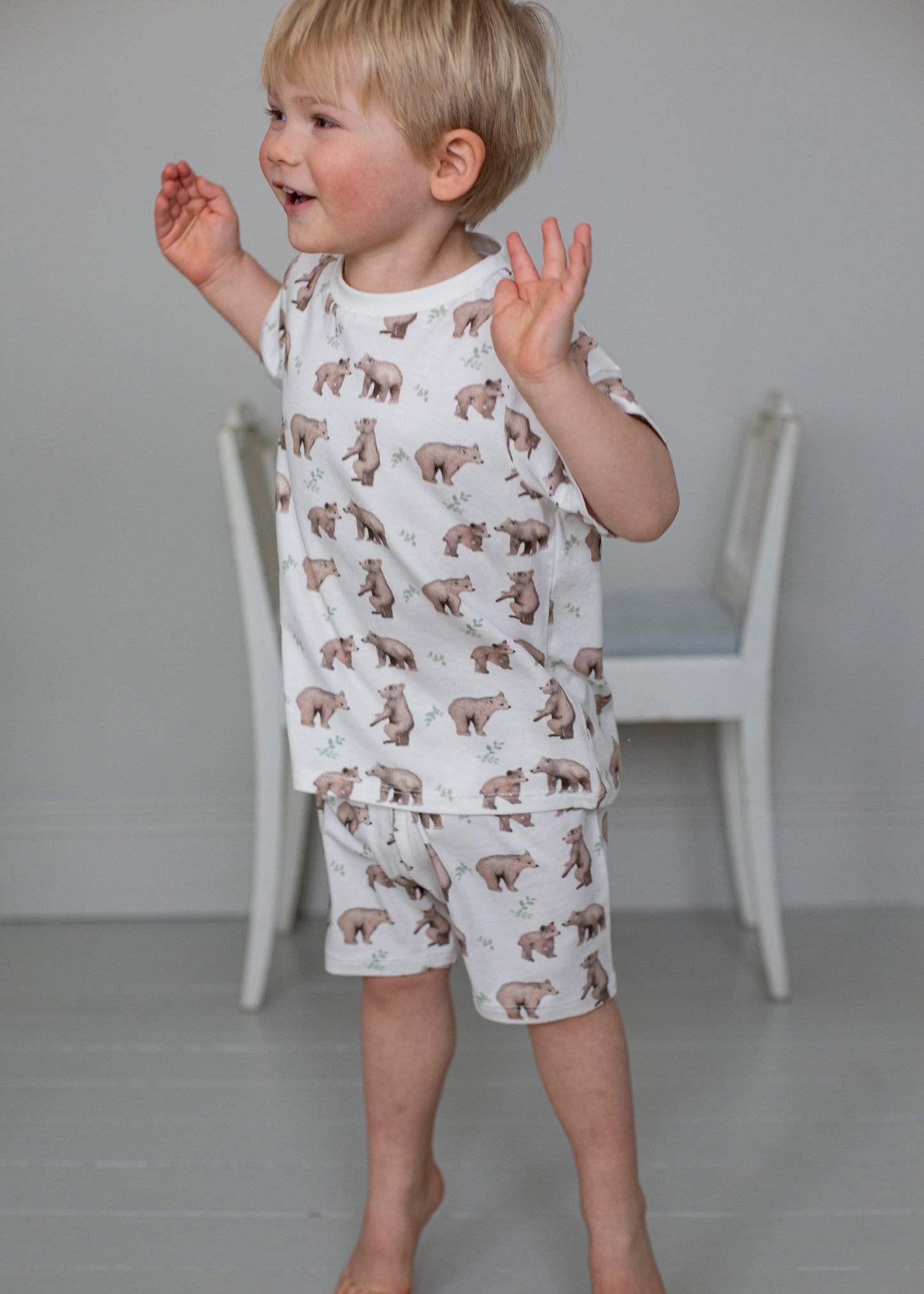 Kort pyjamasset i mjuk modalmix