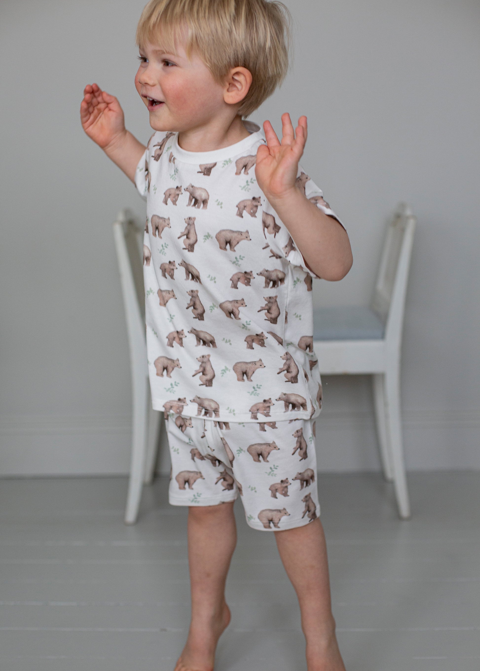 Kort pyjamasset i mjuk modalmix