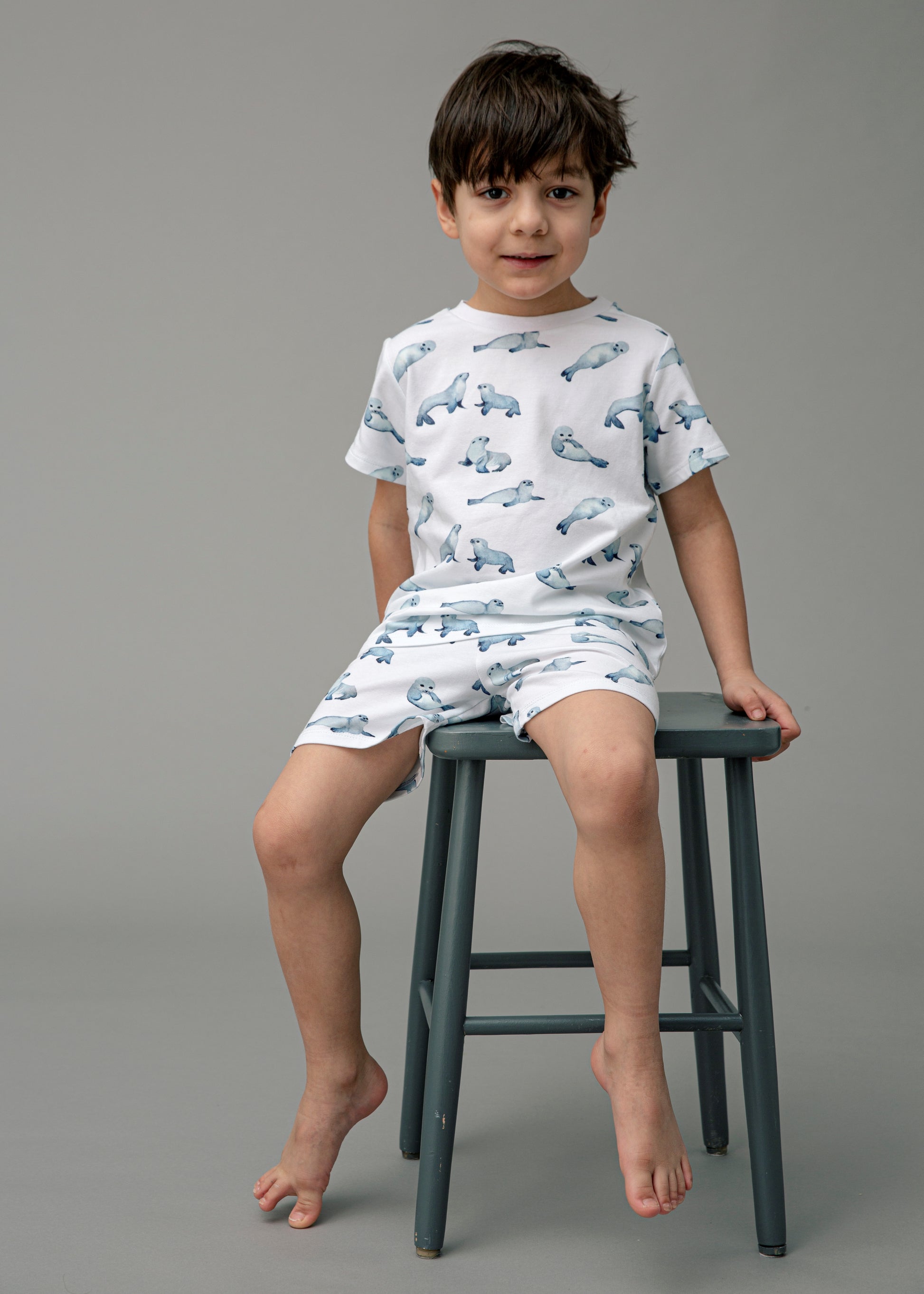 Kort pyjamasset i mjuk modalmix Pyjamas