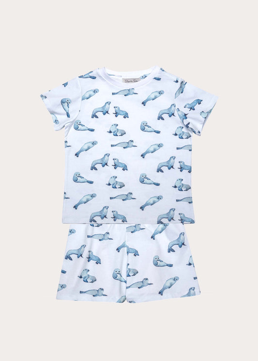 Kort pyjamasset i mjuk modalmix Pyjamas