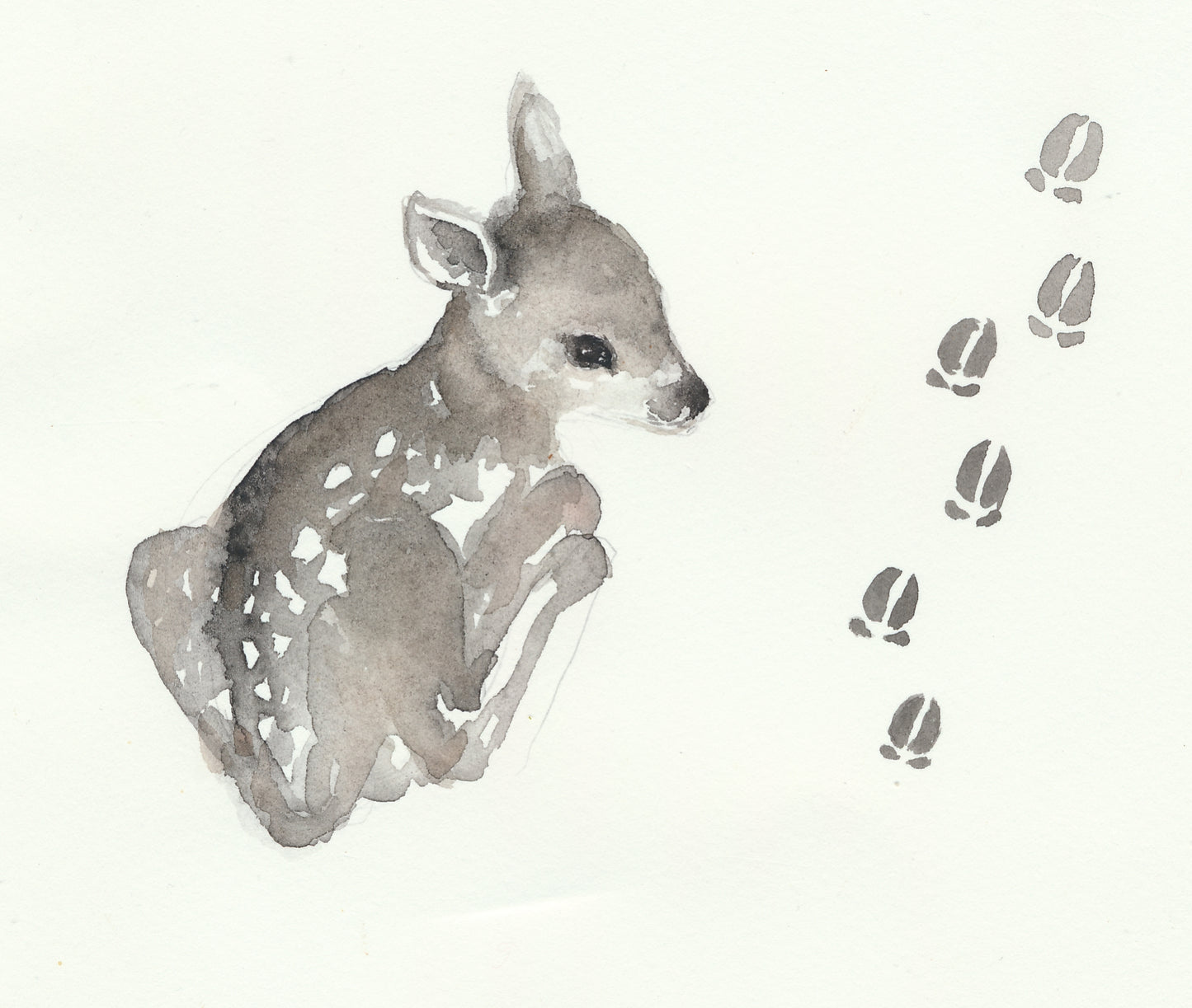 Pyjamas för baby i ekologisk bomull med rådjur Pyjamas