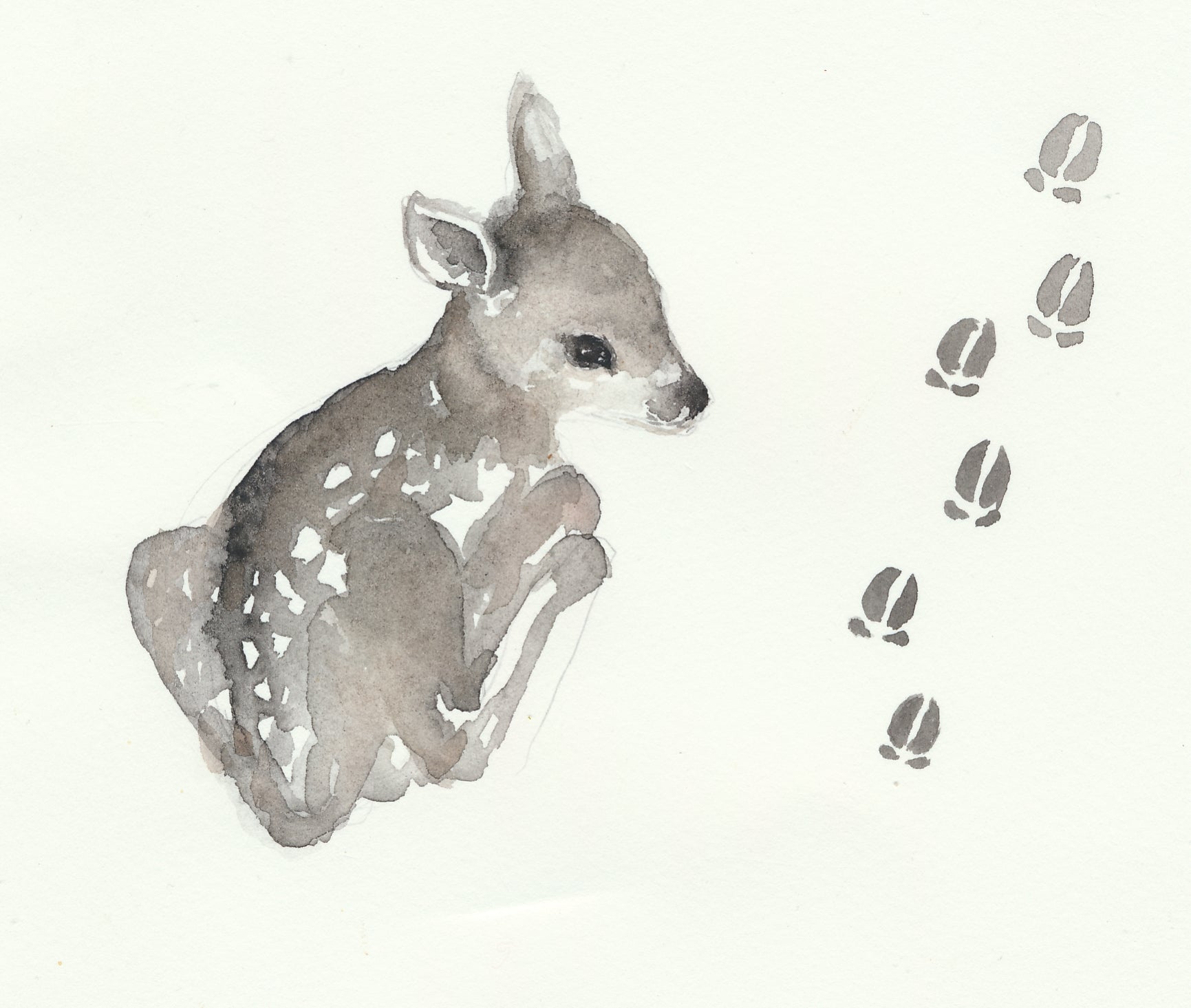 Pyjamas för baby i ekologisk bomull med rådjur Pyjamas