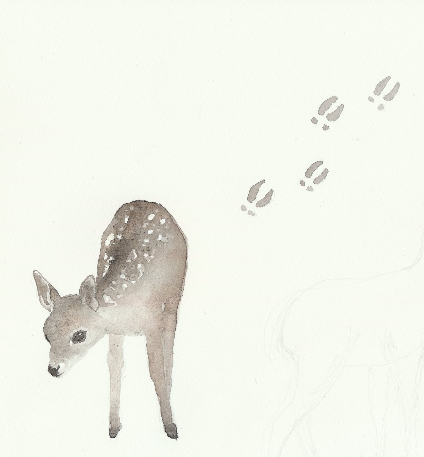 Pyjamas i ekologisk bomull med rådjur Pyjamas barn