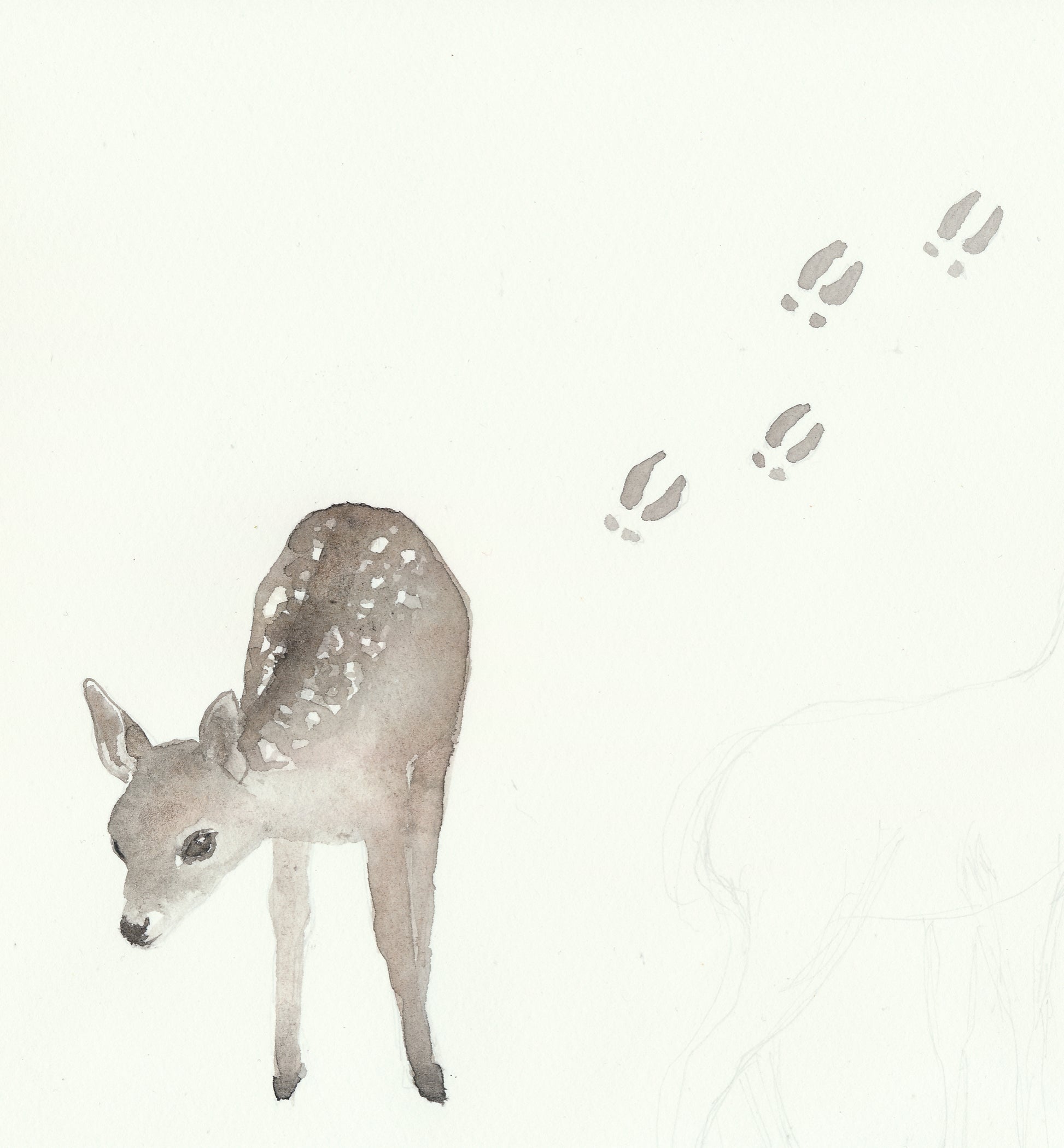 Pyjamas i ekologisk bomull med rådjur Pyjamas barn