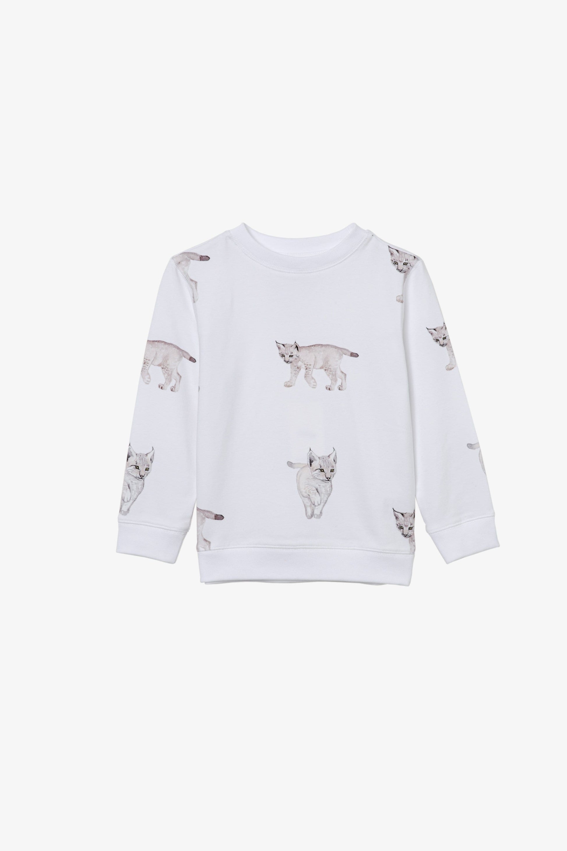 Sweatshirt med lodjur Sweatshirt