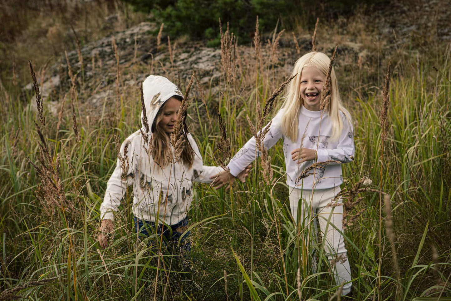 Sweatshirt med lodjur Sweatshirt