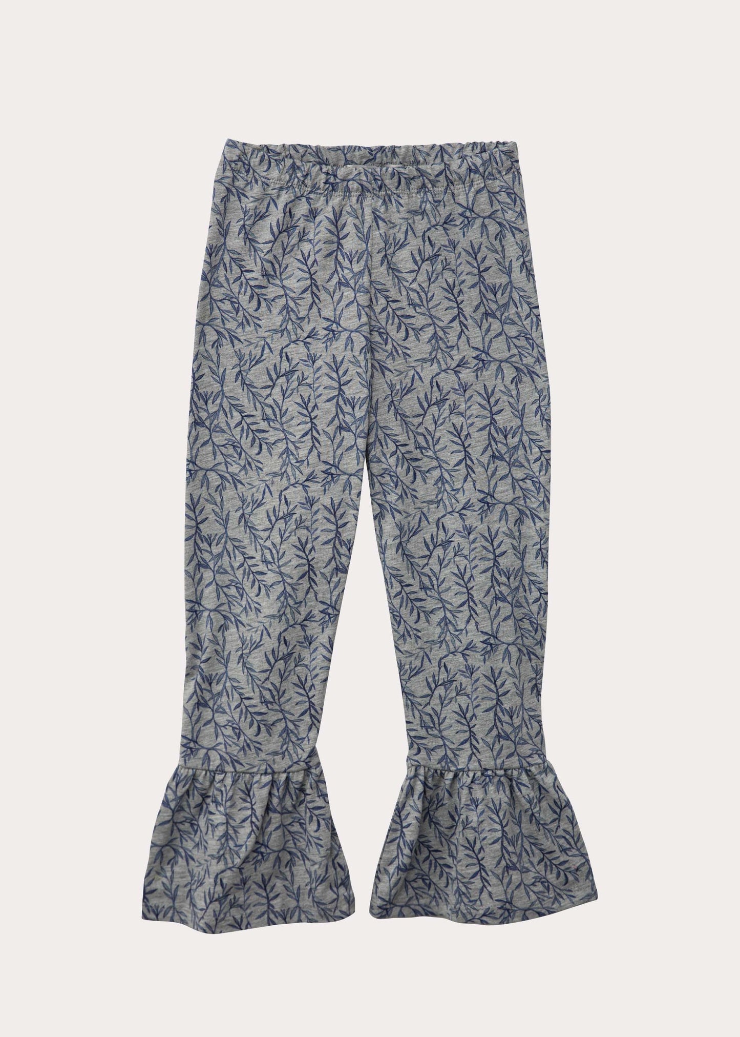 Utsvängd byxa med volang