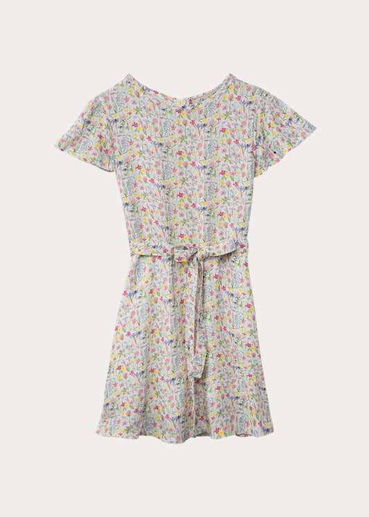 Vävd klänning i viscose