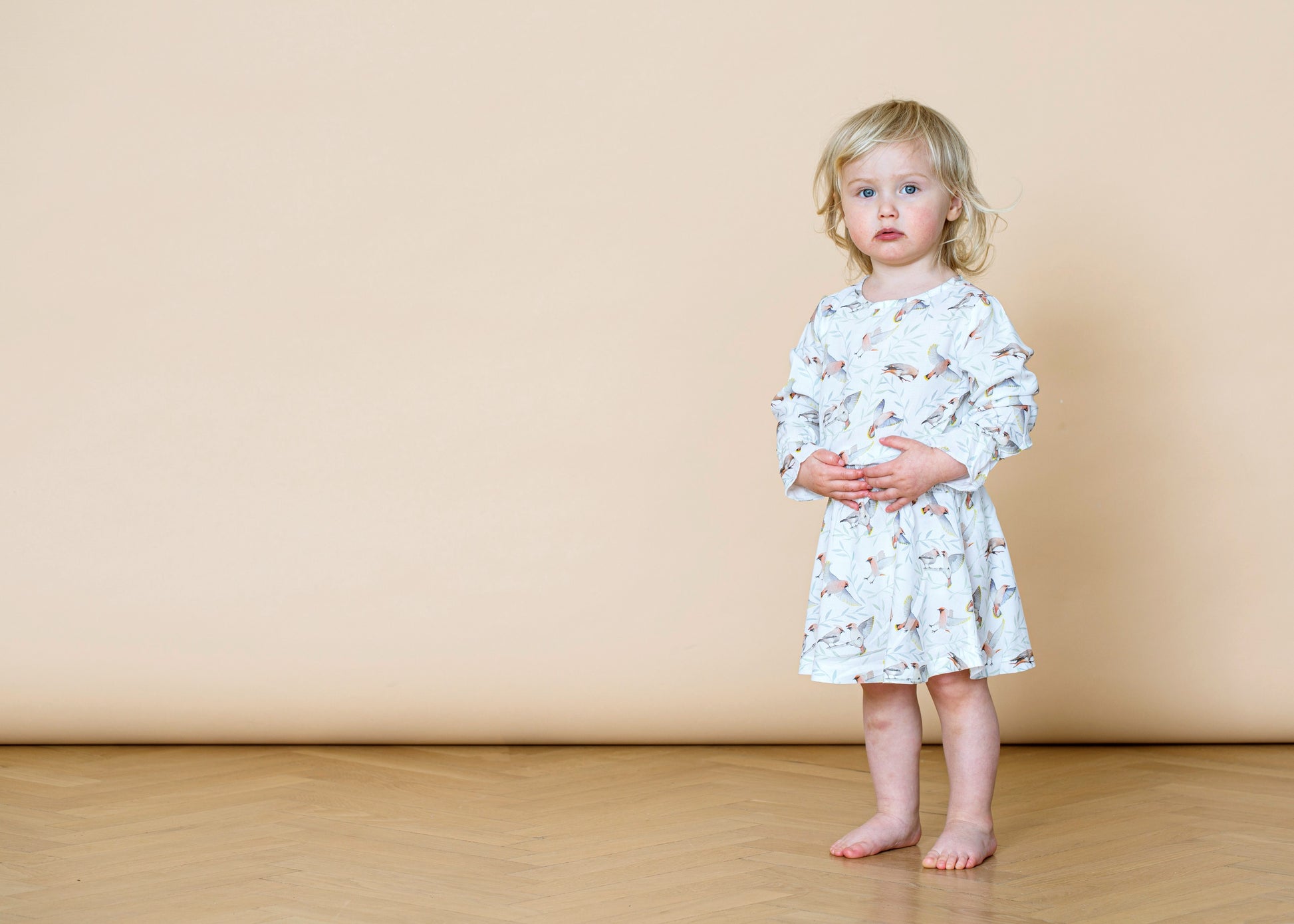 Vävd klänning i viscose klänning