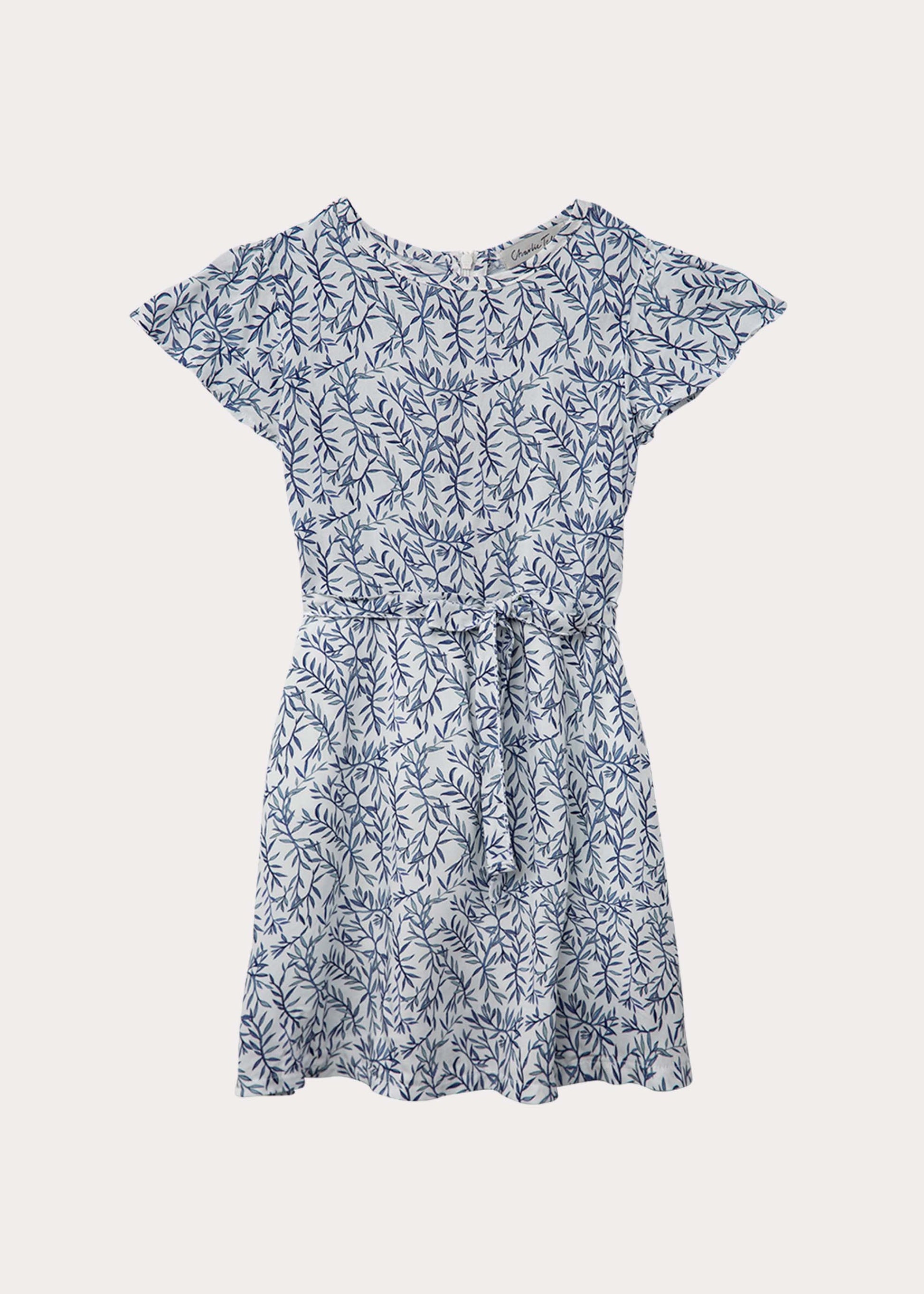 Vävd klänning i viscose klänning