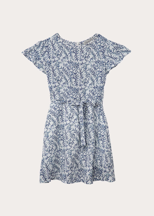 Vävd klänning i viscose klänning