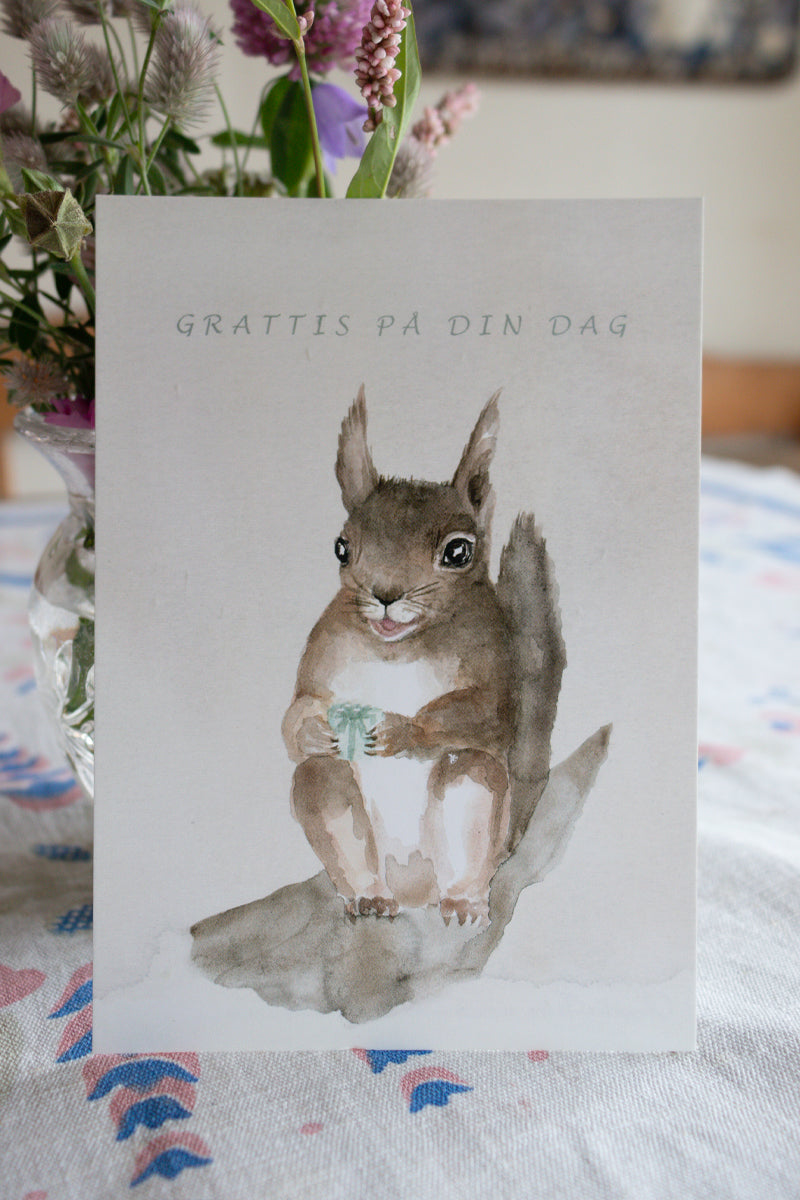 Vykort Grattis på din dag Vykort